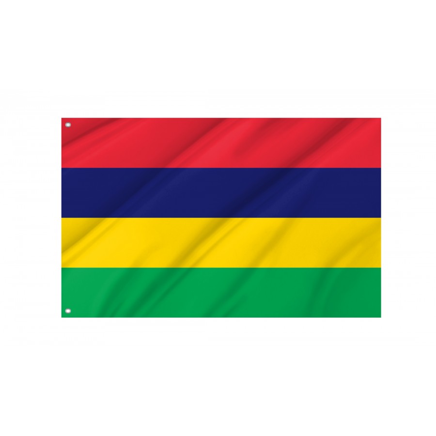 Flag of Mauritius, Patriotic Flags, Unique Design Print, Flags for Indoor & Outdoor Use