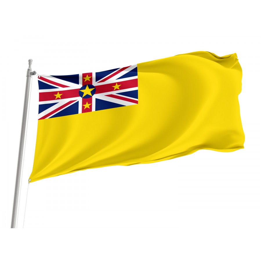 Flag of Niue, Patriotic Flags, Unique Design Print, Flags for Indoor & Outdoor Use
