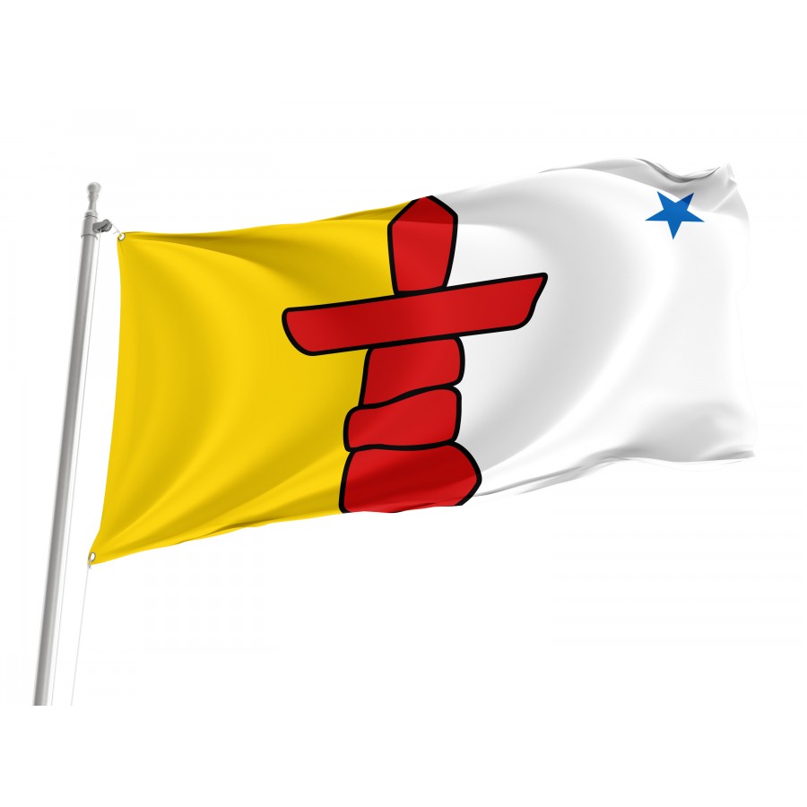 Flag of Nunavut, Patriotic Flags, Unique Design Print, Flags for Indoor & Outdoor Use