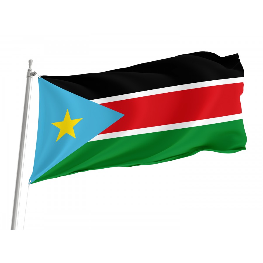 Flag of South Sudan, Patriotic Flags, Unique Design Print, Flags for Indoor & Outdoor Use