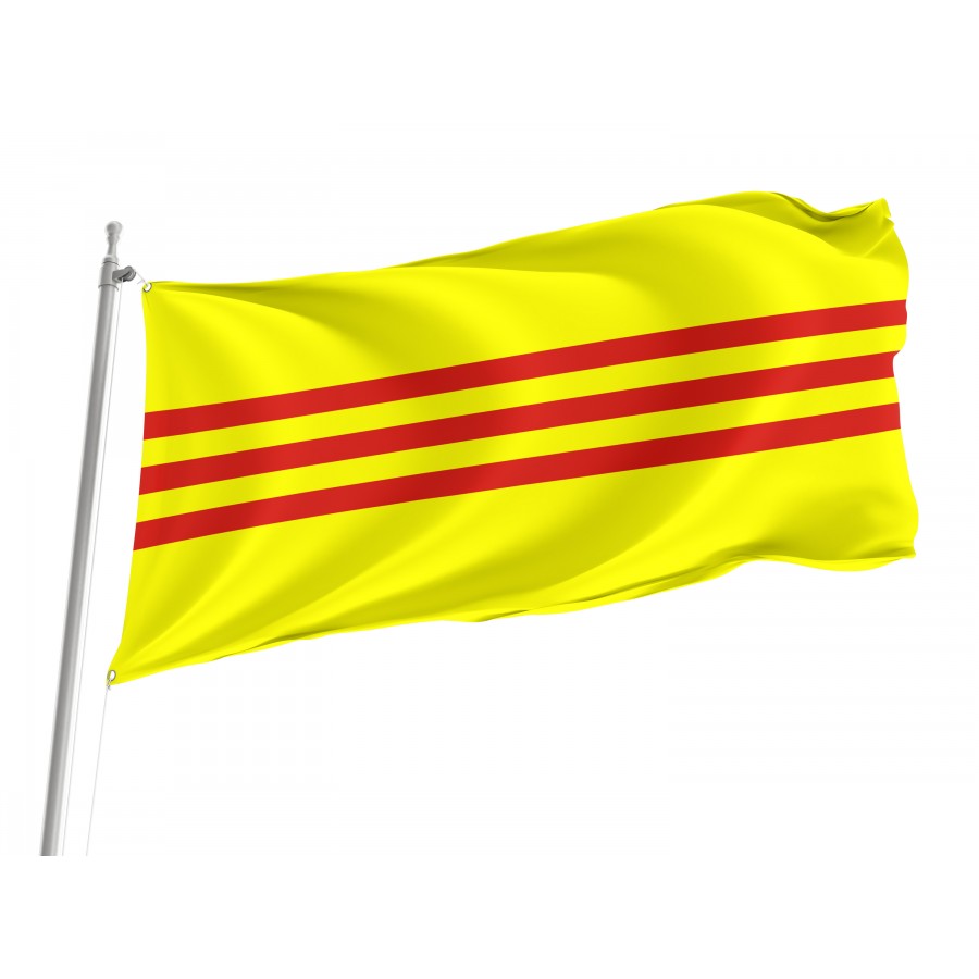 Flag of South Vietnam, Patriotic Flags, Unique Design Print, Flags for Indoor & Outdoor Use