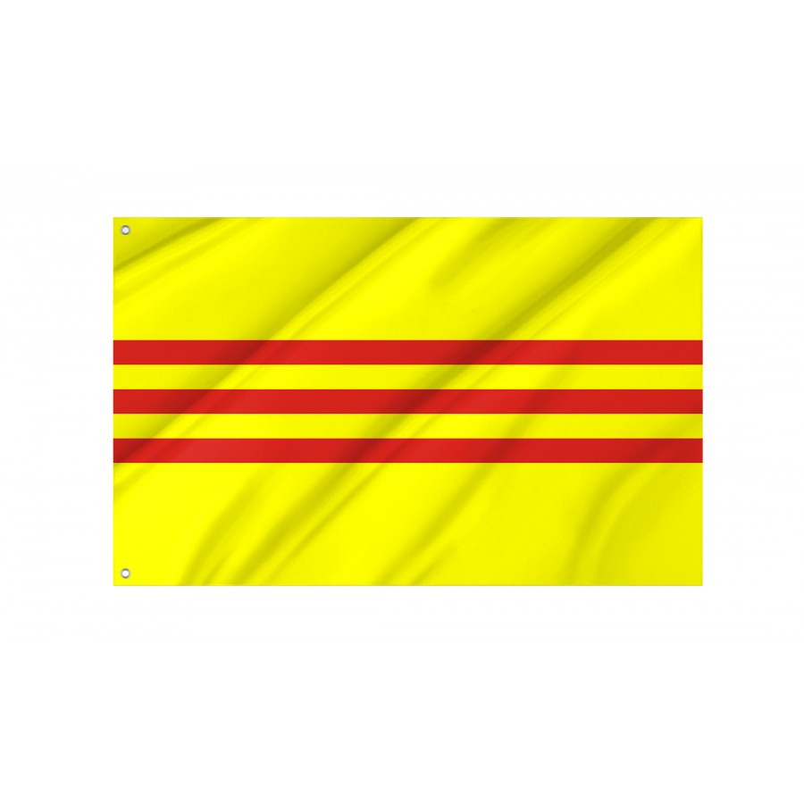 Flag of South Vietnam, Patriotic Flags, Unique Design Print, Flags for Indoor & Outdoor Use