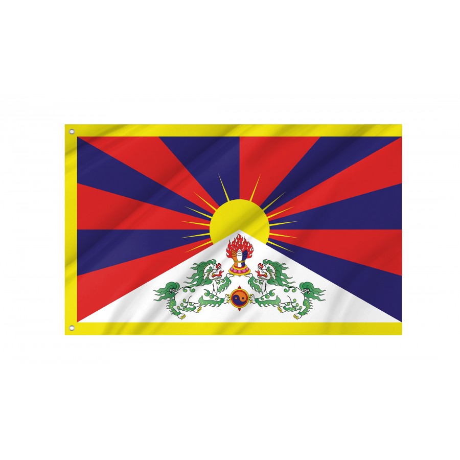 Flag of Tibet, Patriotic Flags, Unique Design Print, Flags for Indoor & Outdoor Use