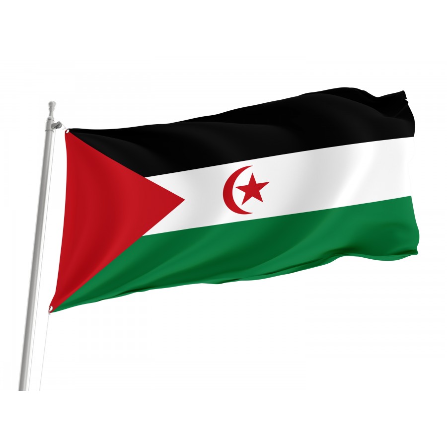 Flag of Western Sahara, Patriotic Flags, Unique Design Print, Flags for Indoor & Outdoor Use