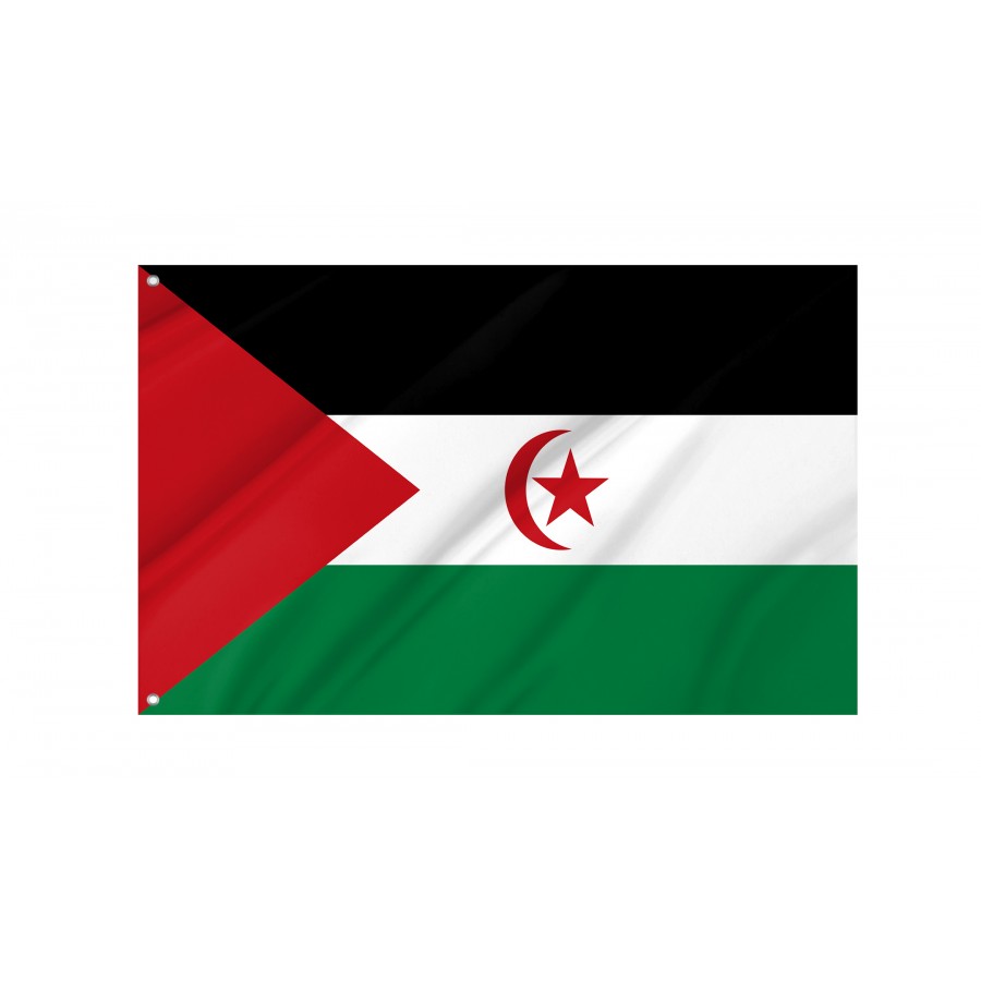 Flag of Western Sahara, Patriotic Flags, Unique Design Print, Flags for Indoor & Outdoor Use