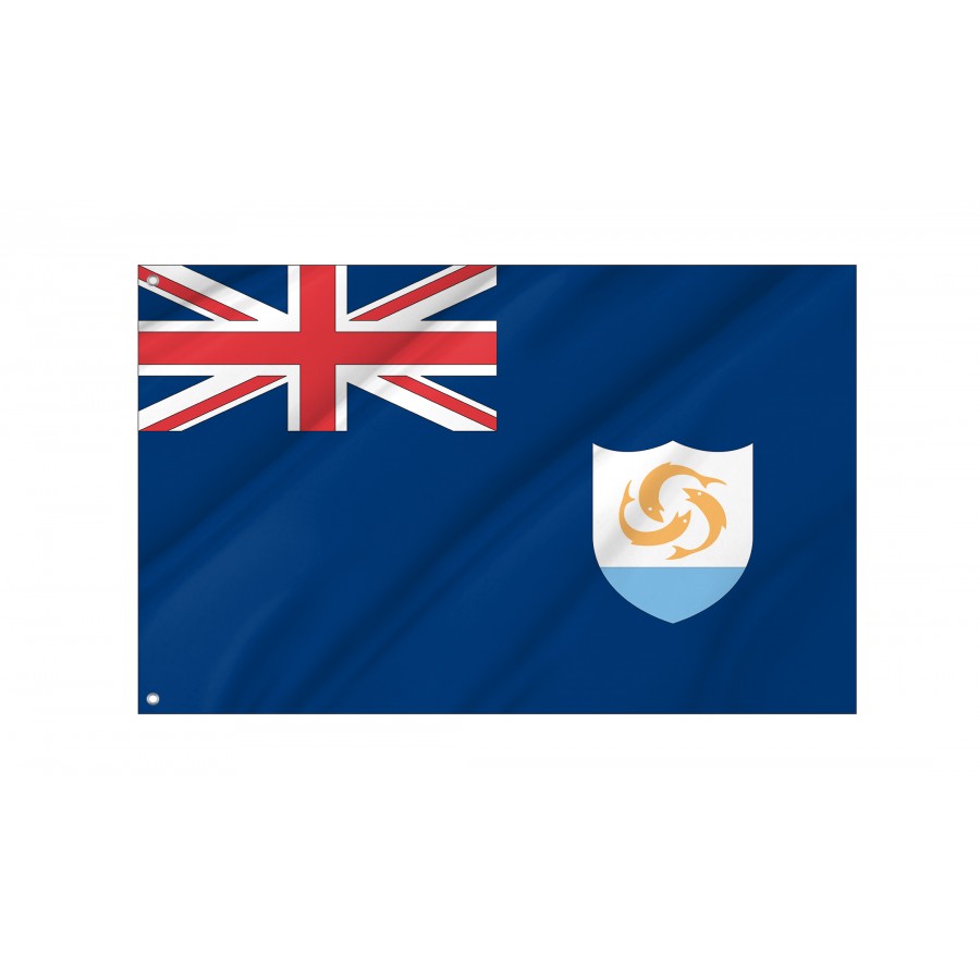 Anguilla Flag - High Quality Anguilla for Indoor and Outdoor Use