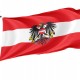 Austria with Crest Flag for Indoor & Outdoor Use - Imagine 1