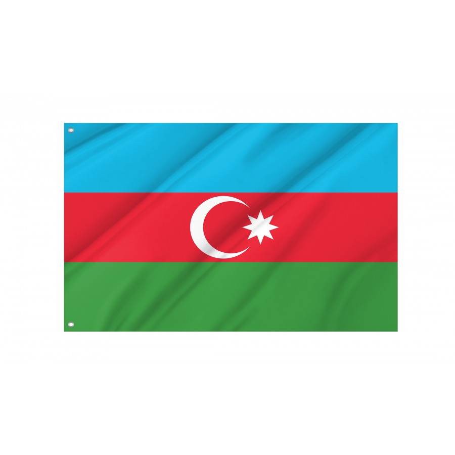 Azerbaijan Flag, AZE--1