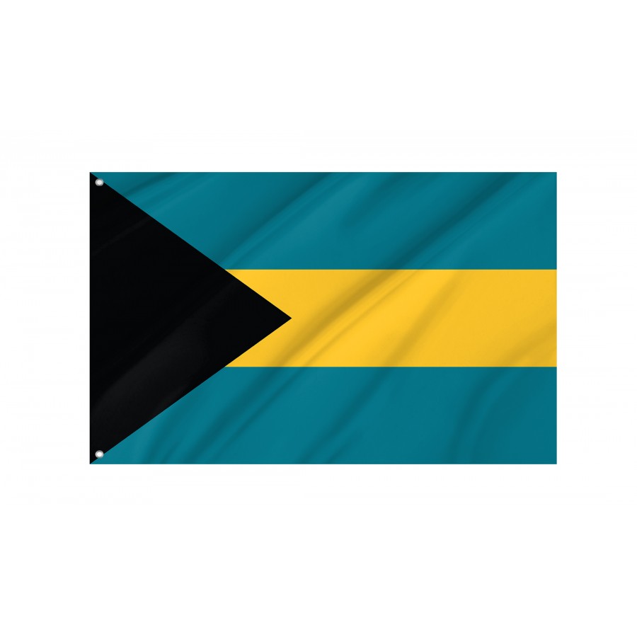 Bahamas Flag, BHS--1
