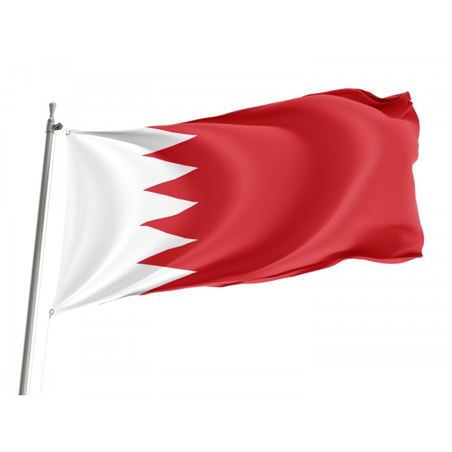 Bahrain Flag, BHR--1