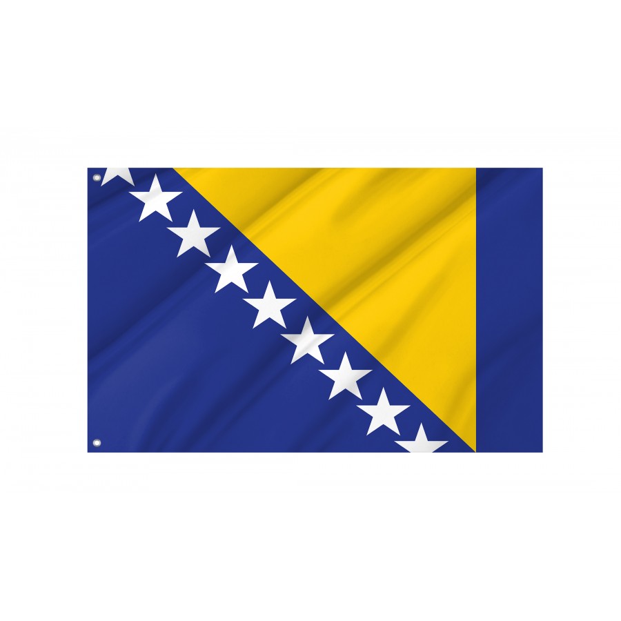 Flag of Bosnia and Herzegovina, Patriotic Flags, Unique Design Print, Flags for Indoor & Outdoor Use