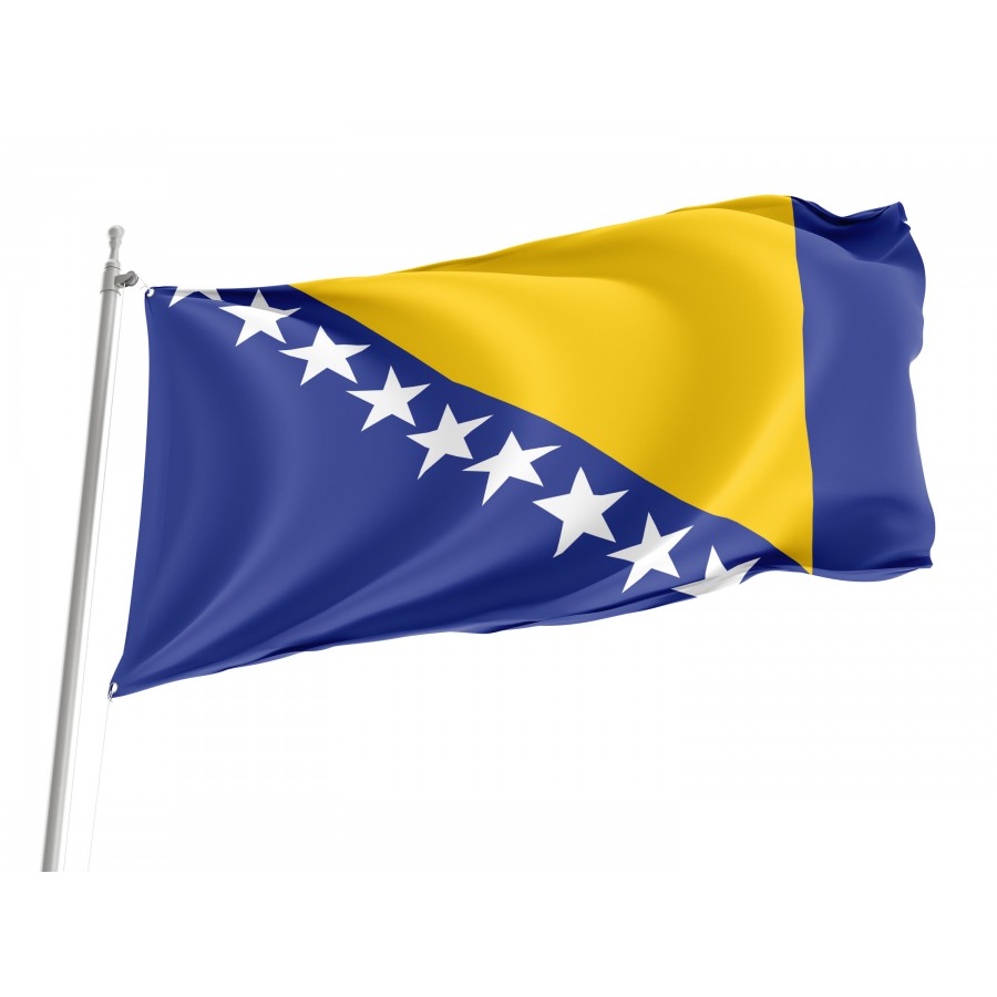 Flag of Bosnia and Herzegovina, Patriotic Flags, Unique Design Print, Flags for Indoor & Outdoor Use