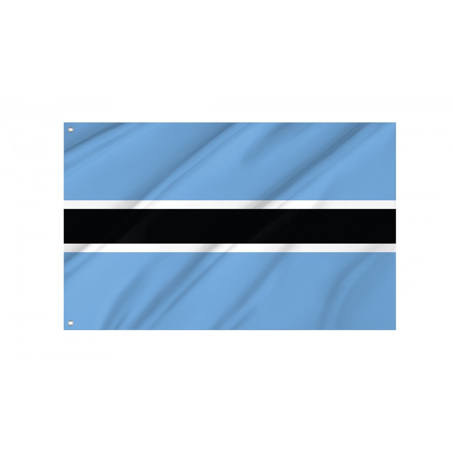 Flag of Botswana, Patriotic Flags, Unique Design Print, Flags for Indoor & Outdoor Use