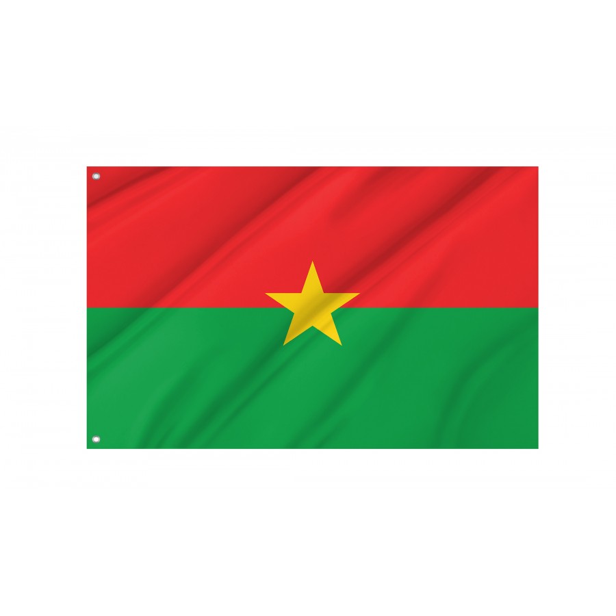 Flag of Burkina Faso, Patriotic Flags, Unique Design Print, Flags for Indoor & Outdoor Use