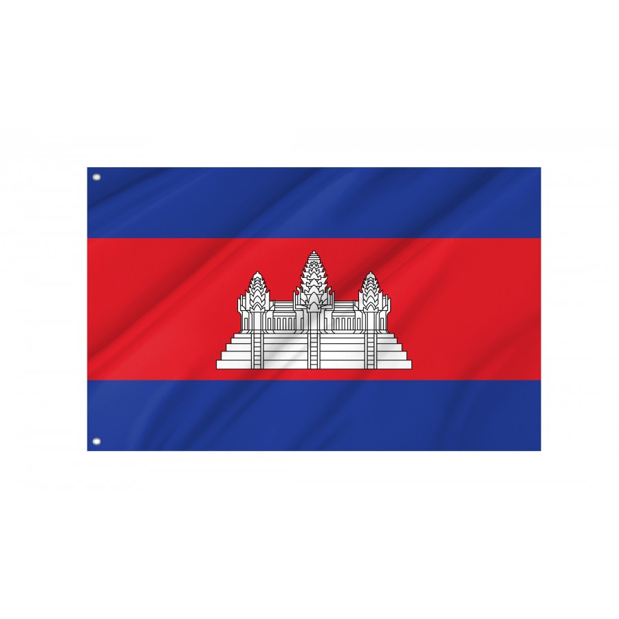 Flag of Cambodia, Patriotic Flags, Unique Design Print, Flags for Indoor & Outdoor Use