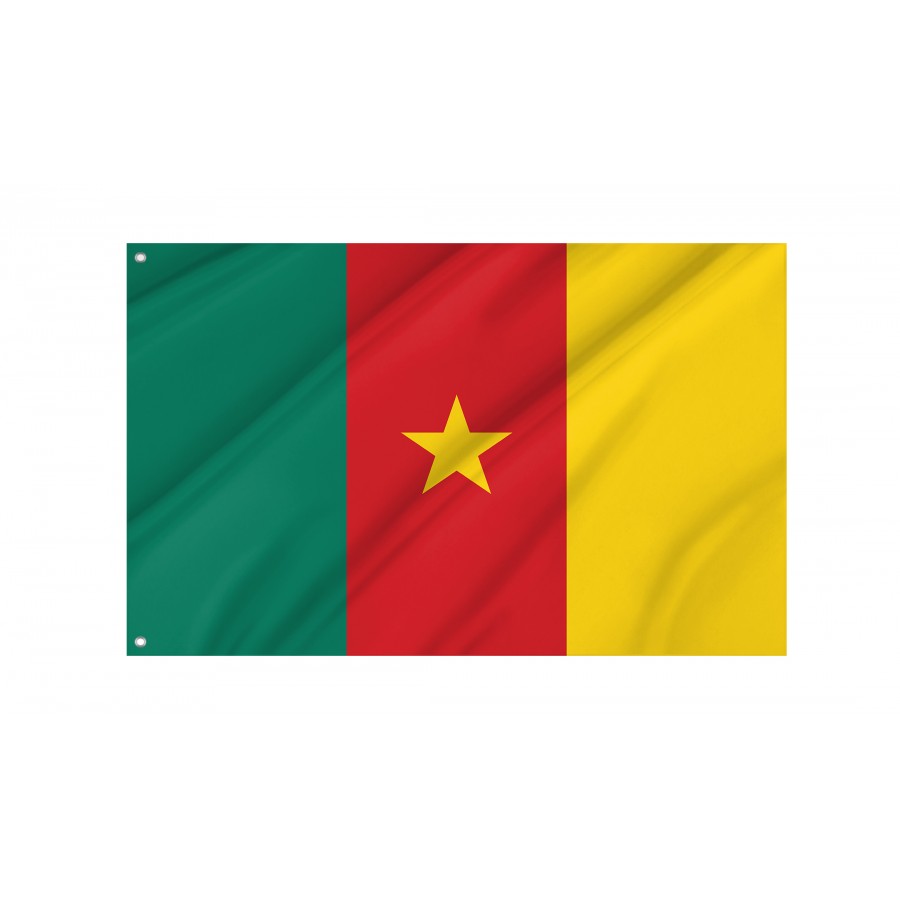 Flag of Cameroon, Patriotic Flags, Unique Design Print, Flags for Indoor & Outdoor Use