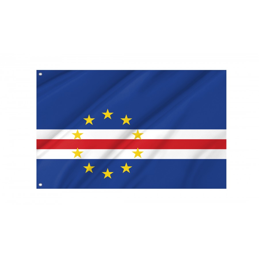 Flag of Cape Verde, Patriotic Flags, Unique Design Print, Flags for Indoor & Outdoor Use