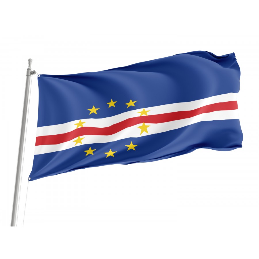 Flag of Cape Verde, Patriotic Flags, Unique Design Print, Flags for Indoor & Outdoor Use