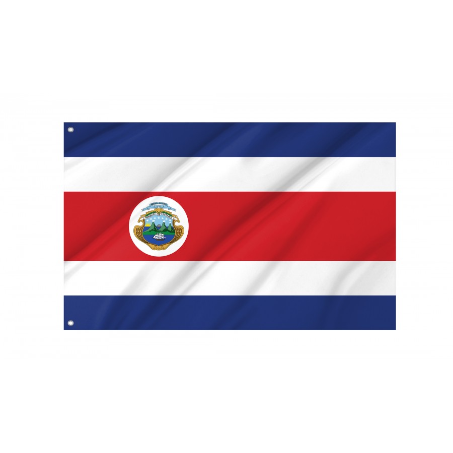 Flag of Costa Rica, Patriotic Flags, Unique Design Print, Flags for Indoor & Outdoor Use