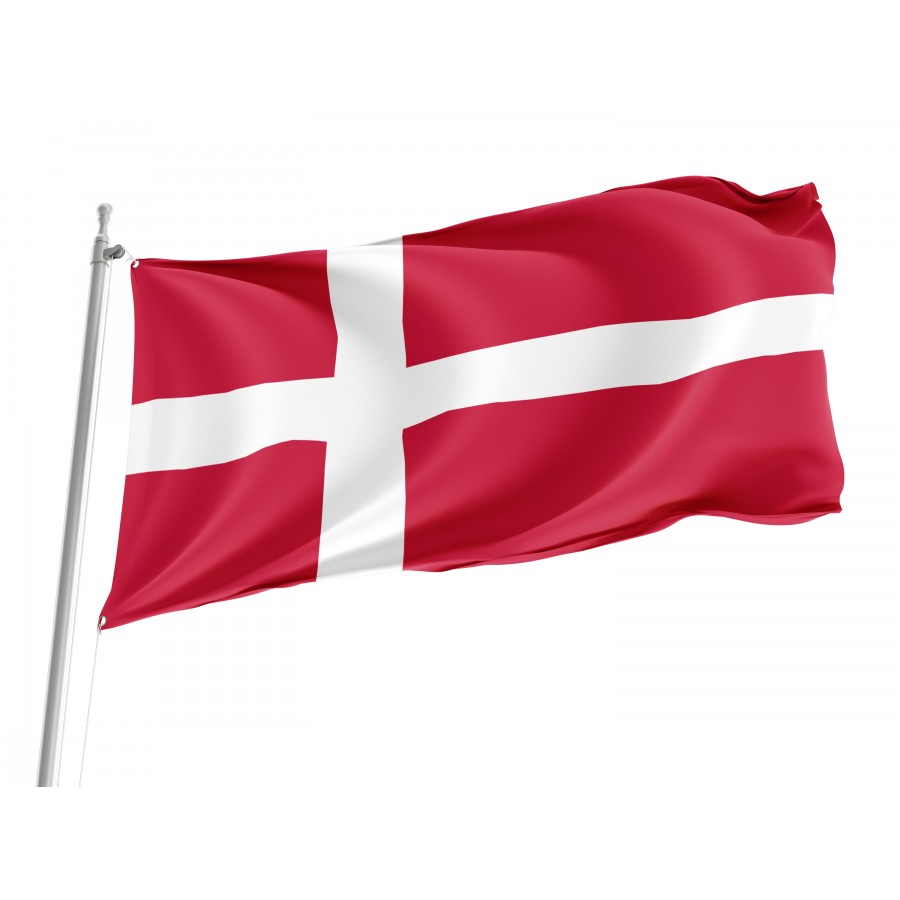 Flag of Denmark, Patriotic Flags, Unique Design Print, Flags for Indoor & Outdoor Use