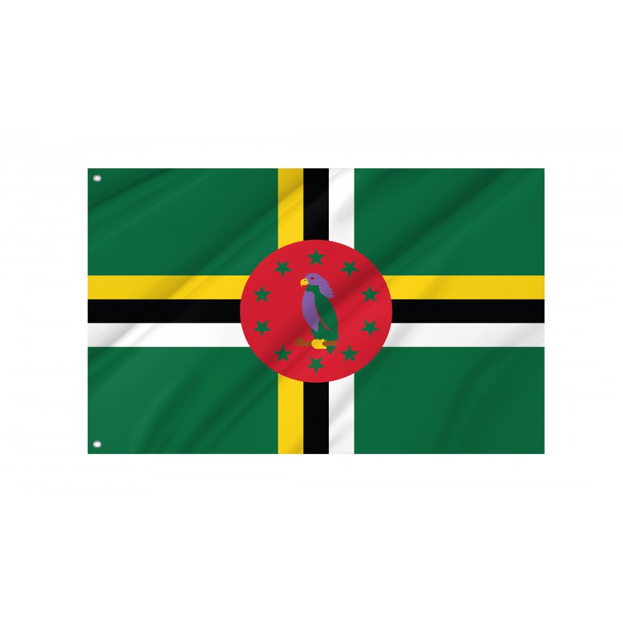 Flag of Dominica, Patriotic Flags, Unique Design Print, Flags for Indoor & Outdoor Use