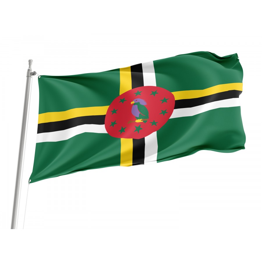 Flag of Dominica, Patriotic Flags, Unique Design Print, Flags for Indoor & Outdoor Use