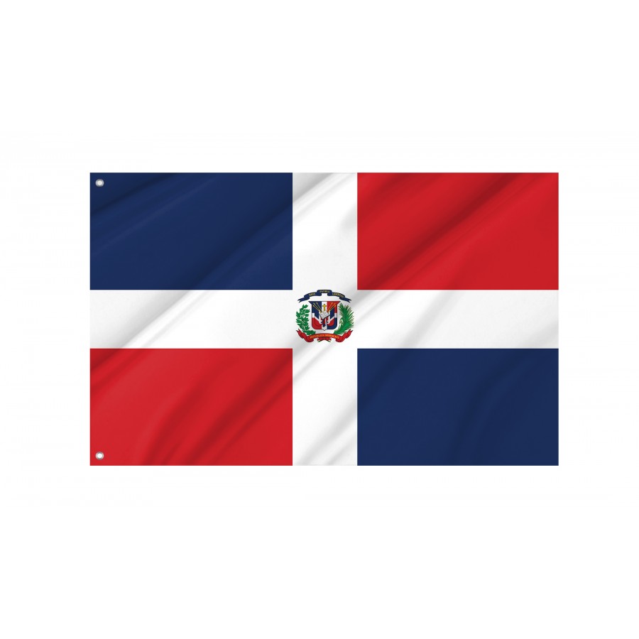 Flag of Dominican Republic, Patriotic Flags, Unique Design Print, Flags for Indoor & Outdoor Use