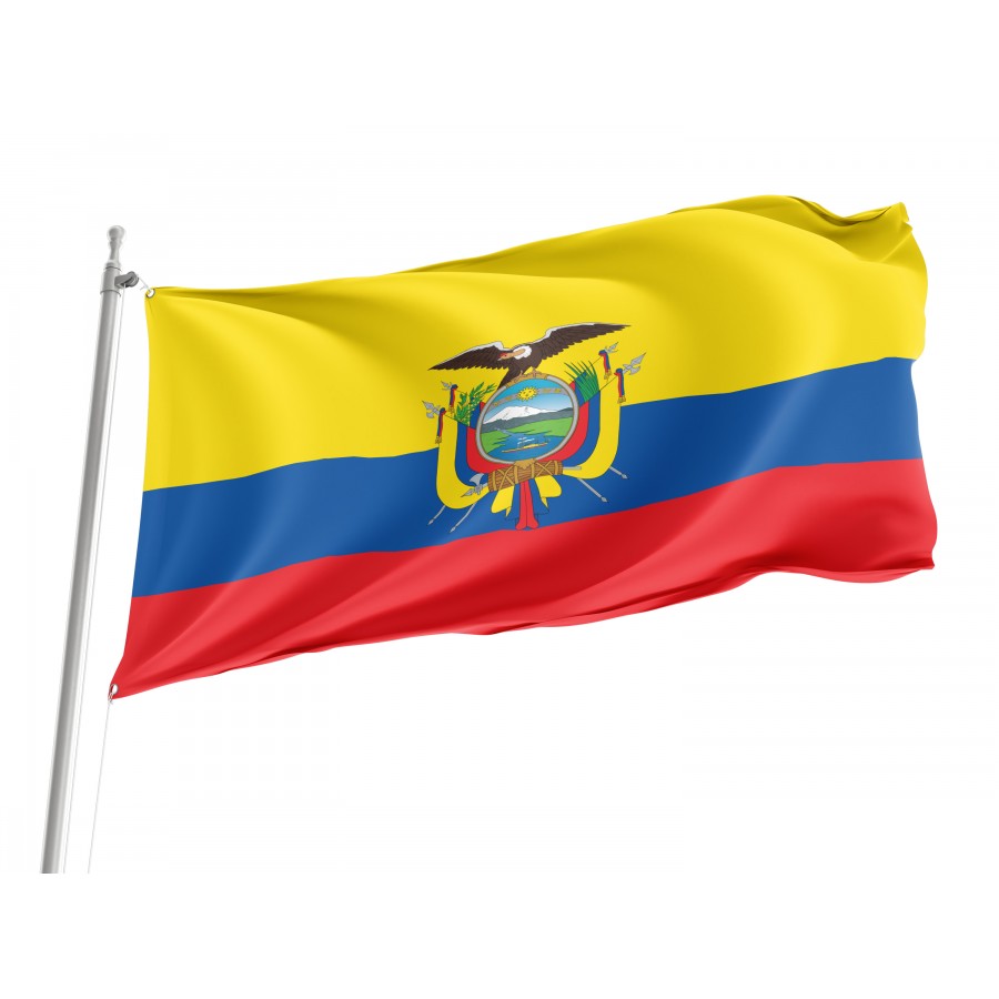 Flag of Ecuador, Patriotic Flags, Unique Design Print, Flags for Indoor & Outdoor Use