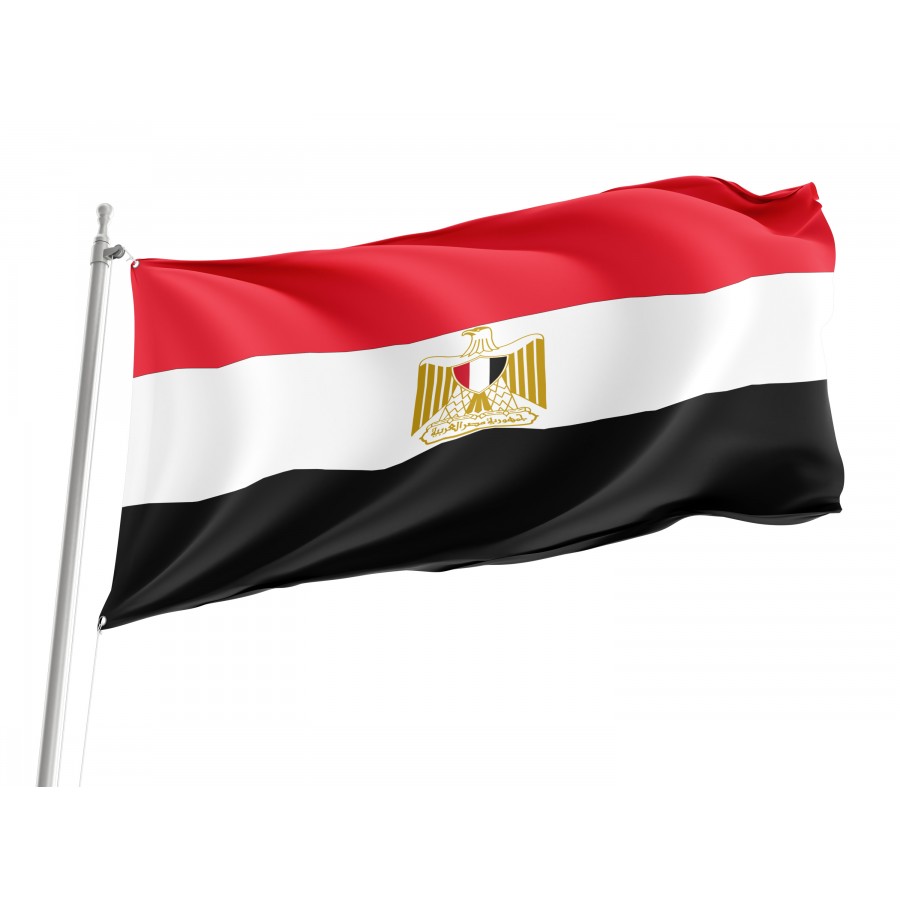 Flag Of Egypt, Patriotic Flags, Unique Design Print, Flags For Indoor & Outdoor Use - High Quality Egypt for Indoor and Outdoor Use