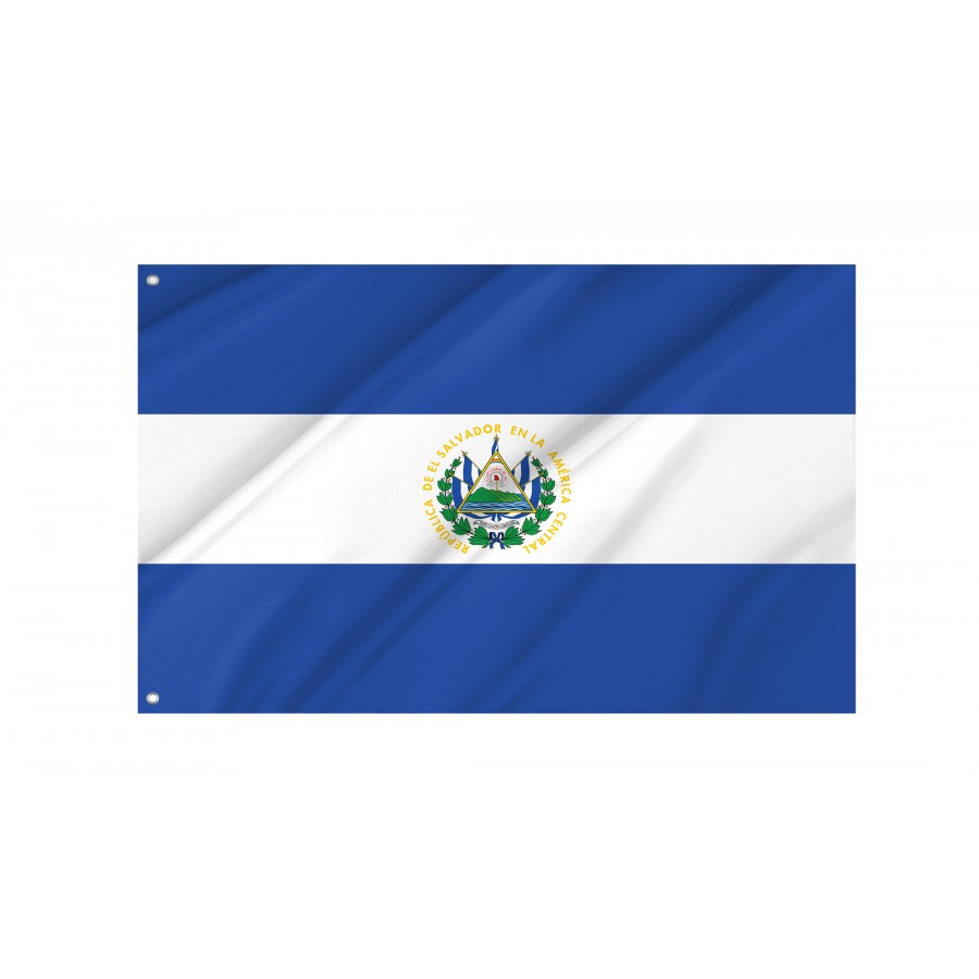 Flag of El Salvador, Patriotic Flags, Unique Design Print, Flags for Indoor & Outdoor Use