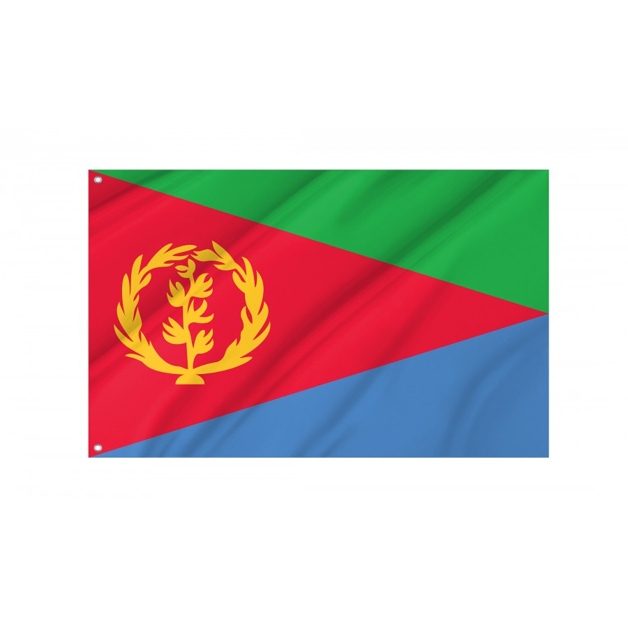 Flag of Eritrea, Patriotic Flags, Unique Design Print, Flags for Indoor & Outdoor Use