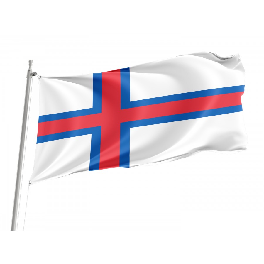Flag of Faroe Islands, Patriotic Flags, Unique Design Print, Flags for Indoor & Outdoor Use