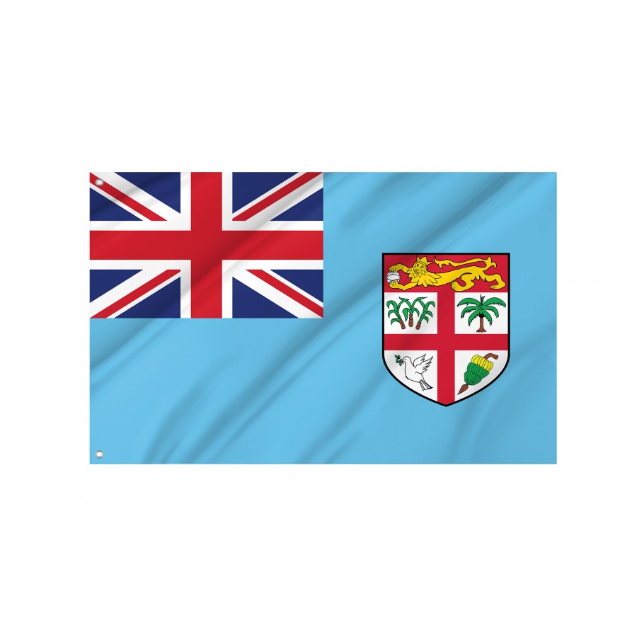 Flag of Fiji, Patriotic Flags, Unique Design Print, Flags for Indoor & Outdoor Use