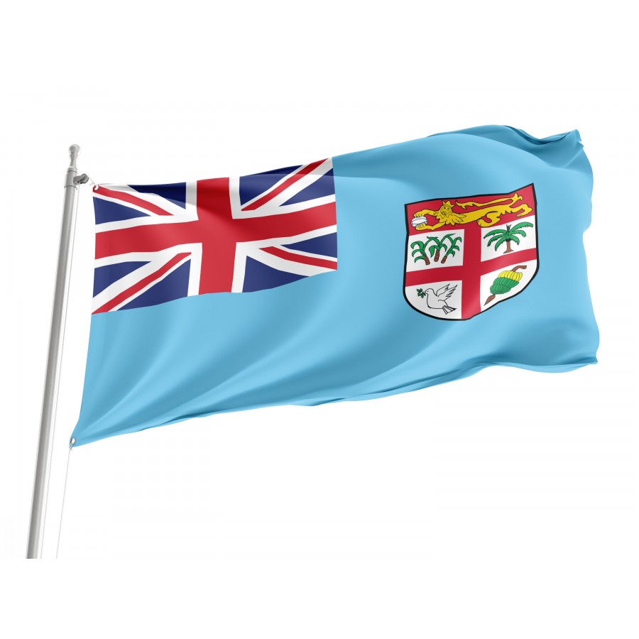 Flag of Fiji, Patriotic Flags, Unique Design Print, Flags for Indoor & Outdoor Use