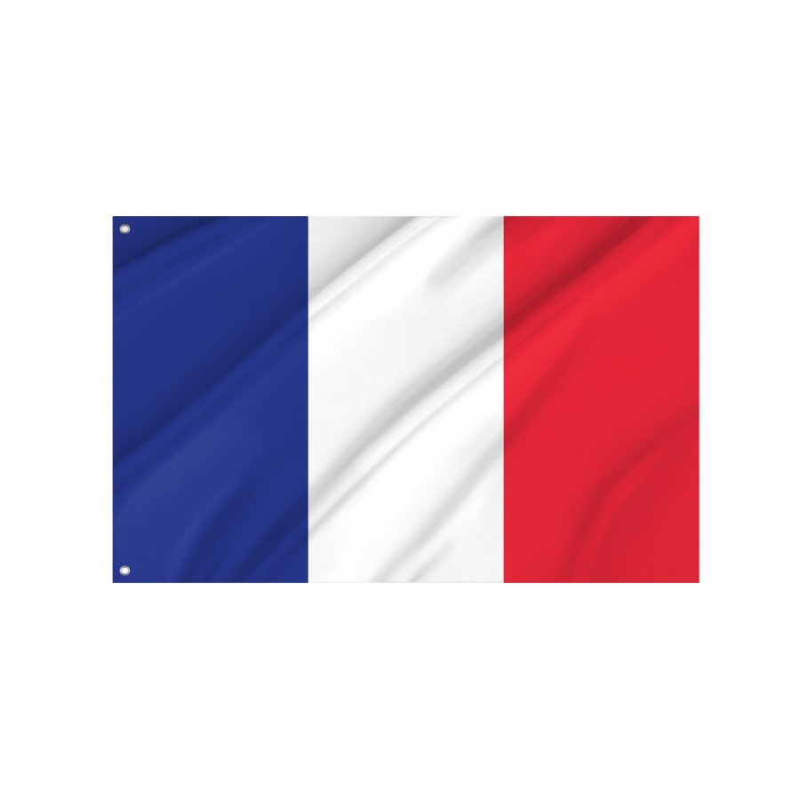 France Flag - Drapeau de la France, Patriotic Flags, Unique Design Print, Flags For Indoor & Outdoor Use