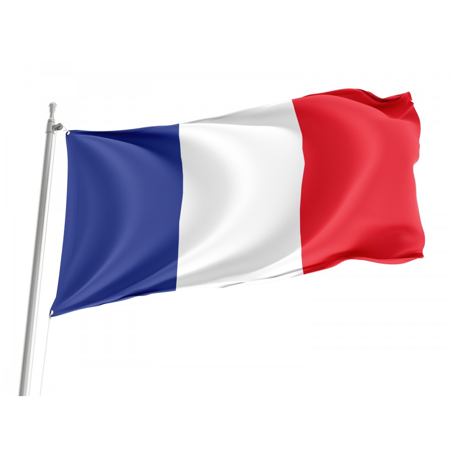 France Flag - Drapeau de la France, Patriotic Flags, Unique Design Print, Flags For Indoor & Outdoor Use