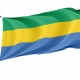 Gabon Flag for Indoor & Outdoor Use - Imagine 1