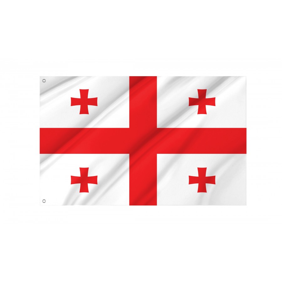 Flag Of Georgia, Patriotic Flags, Unique Design Print, Flags For Indoor & Outdoor Use - High Quality Georgia for Indoor and Outdoor Use