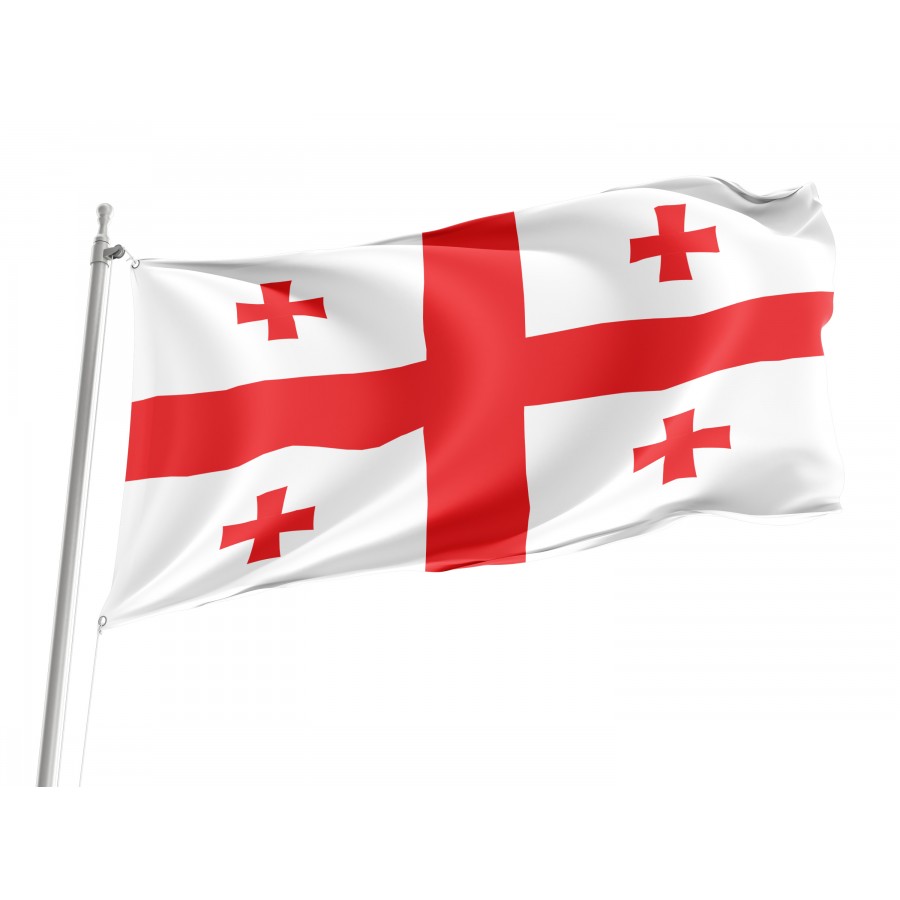 Flag Of Georgia, Patriotic Flags, Unique Design Print, Flags For Indoor & Outdoor Use - High Quality Georgia for Indoor and Outdoor Use