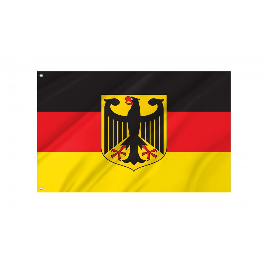 Flag Of Germany Crest, Patriotic Flags, Unique Design Print, Flags For Indoor & Outdoor Use - High Quality Germany for Indoor and Outdoor Use