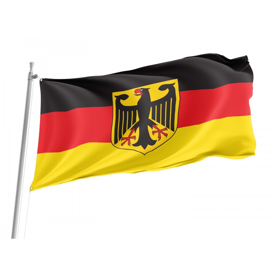 Flag Of Germany Crest, Patriotic Flags, Unique Design Print, Flags For Indoor & Outdoor Use - High Quality Germany for Indoor and Outdoor Use