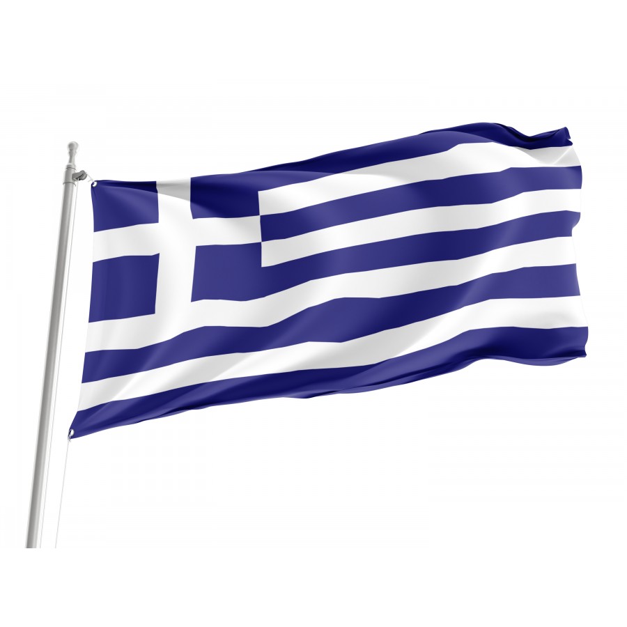 Flag of Greece, Patriotic Flags, Unique Design Print, Flags for Indoor & Outdoor Use