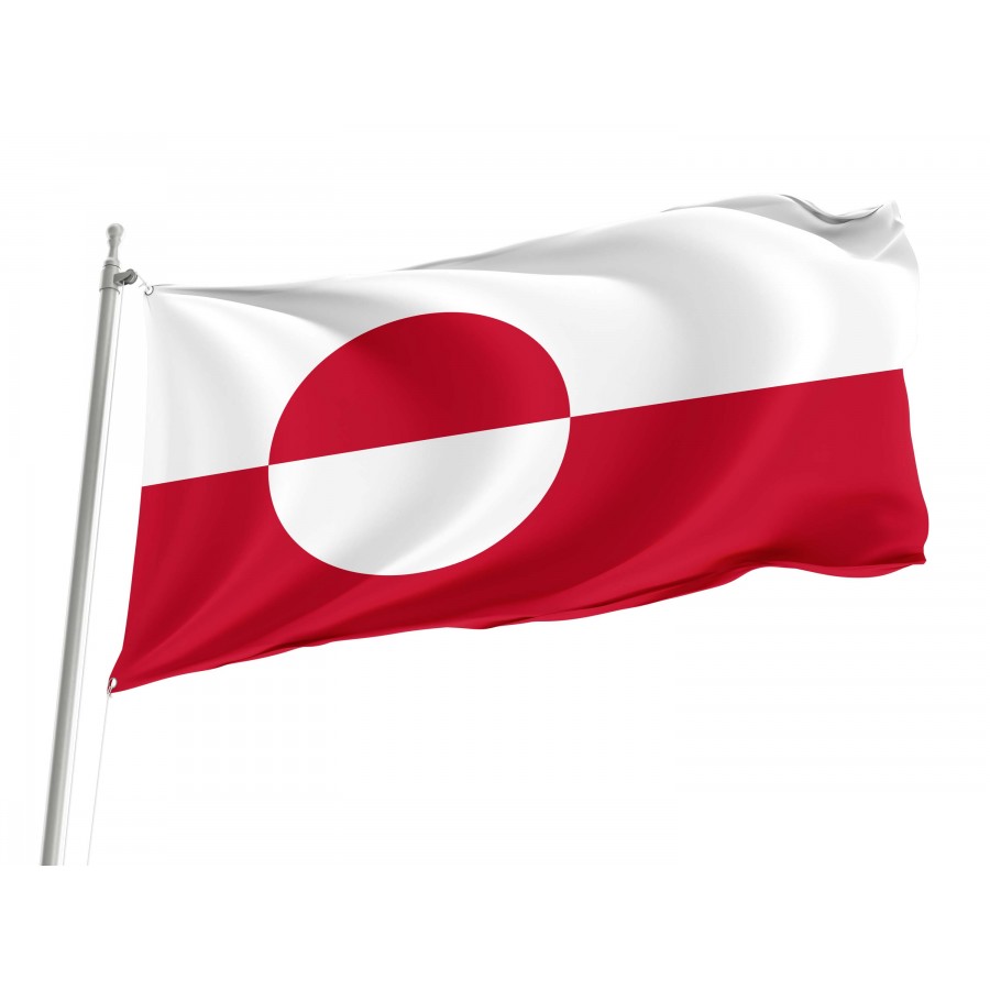 Greenland Flag for Indoor & Outdoor Use, GRE01