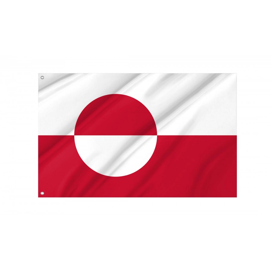 Greenland Flag for Indoor & Outdoor Use, GRE01