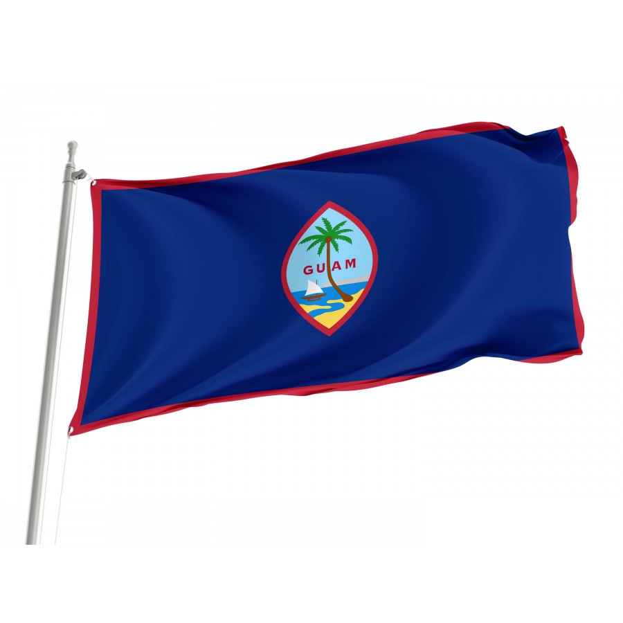 Guam Flag for Indoor & Outdoor Use, GUA01