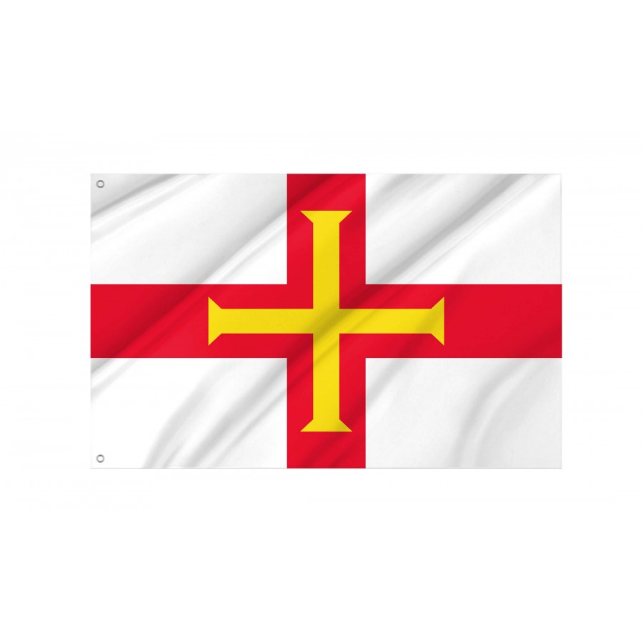 Guernsey Flag for Indoor & Outdoor Use, GUE01