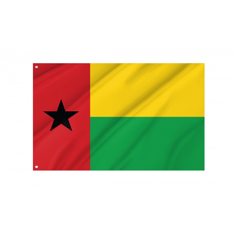 Flag of Guinea-Bissau, Patriotic Flags, Unique Design Print, Flags for Indoor & Outdoor Use