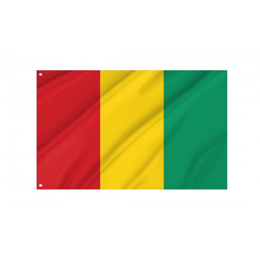Flag of Guinea, Patriotic Flags, Unique Design Print, Flags for Indoor & Outdoor Use