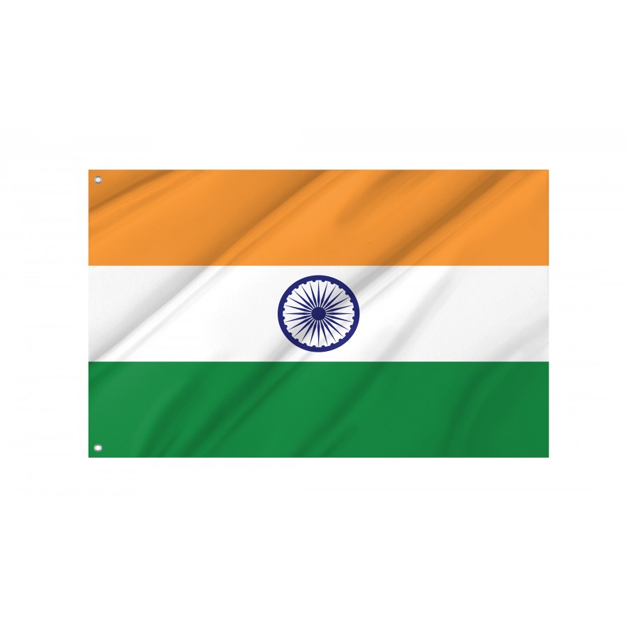 Flag of India, Patriotic Flags, Unique Design Print, Flags for Indoor & Outdoor Use