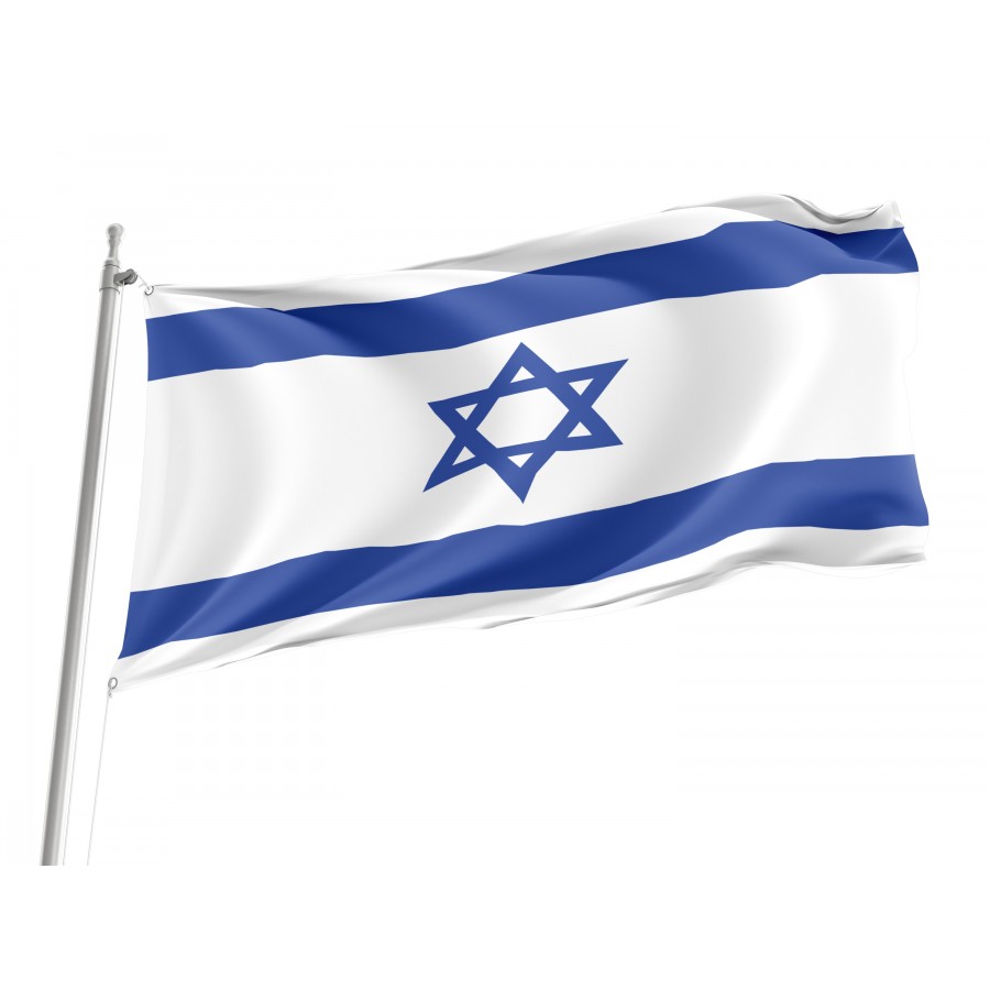 Flag of Israel, Patriotic Flags, Unique Design Print, Flags for Indoor & Outdoor Use